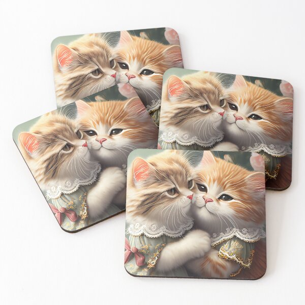 Item preview, Victorian Kitties - Sister love designed and sold by Dreamsinpastel.