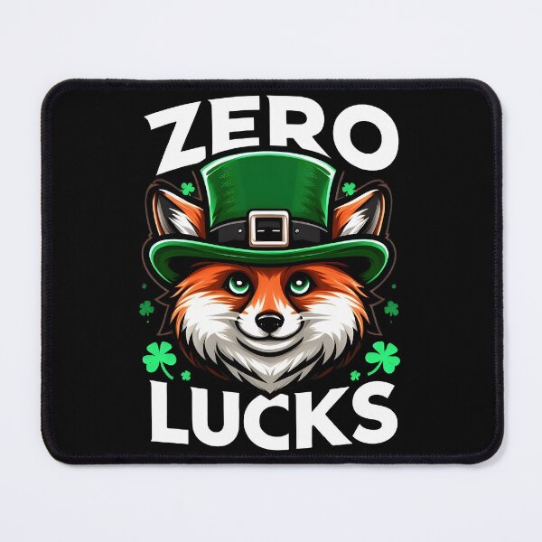 Item preview, Zero Lucks Funny st. Patrick's Day designed and sold by AlphaTeez.