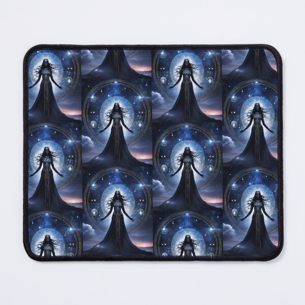 Item preview, Veil of Night: Portrait of Goddess Nyx designed and sold by NYXARTStudio.