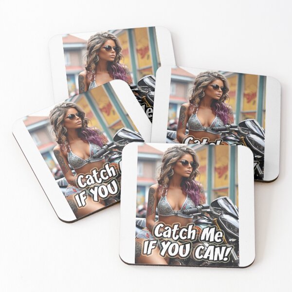 Item preview, Catch Me; Racing; Motorbike Model; designed and sold by StickerApe.