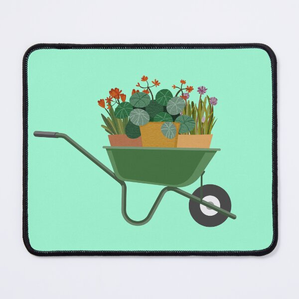 Item preview, Wheelbarrow with Flowers designed and sold by AnulaArt.