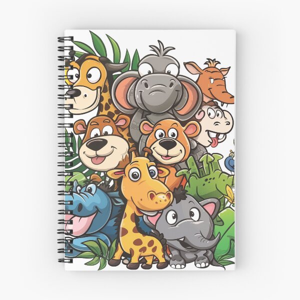 Item preview, "Whimsical Animal Kingdom: Playful Cartoon Critters T-Shirt for Kids" designed and sold by sinisamaric1.