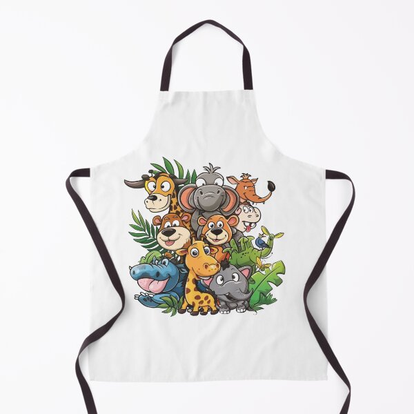 Item preview, "Whimsical Animal Kingdom: Playful Cartoon Critters T-Shirt for Kids" designed and sold by sinisamaric1.