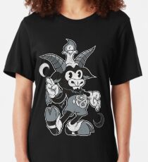 Do Walt Thou Wilt - Baphomet - Creepy Cute Occult Slim Fit T-Shirt