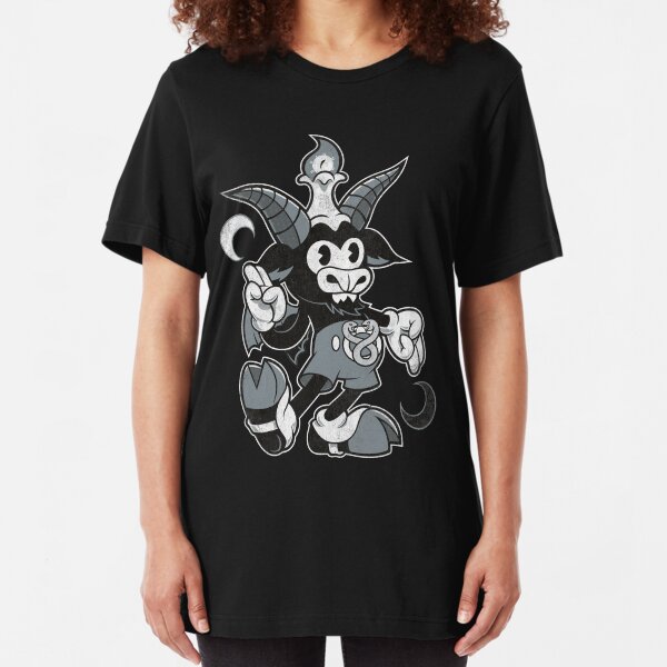 Do Walt Thou Wilt - Baphomet - Creepy Cute Occult Slim Fit T-Shirt