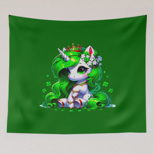 Item preview, St Patricks Day Irish Unicorn Girls Kids Toddler Lepricorn designed and sold by nicksvp.