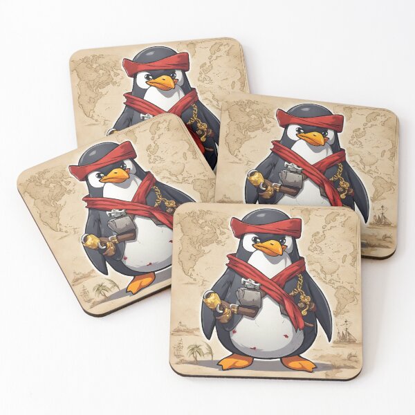 Item preview, Pirate penguin designed and sold by StyleSketch.