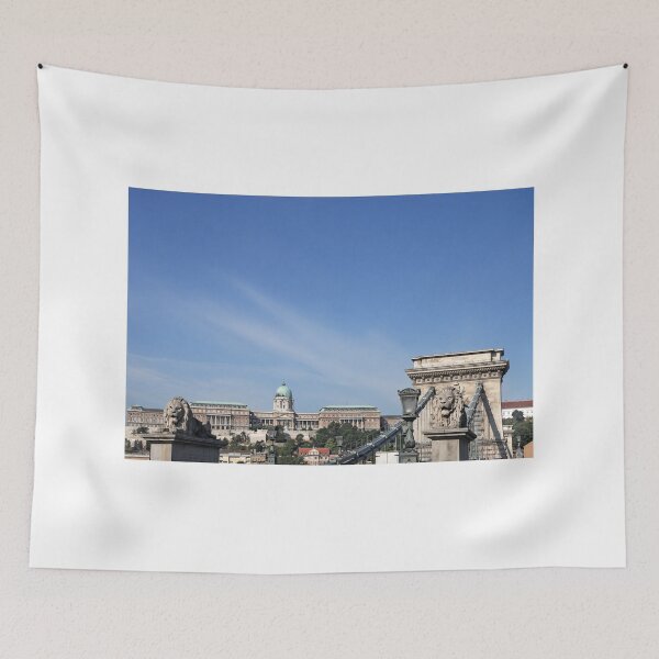 Item preview, Chain bridge and royal castle Budapest designed and sold by goceris.