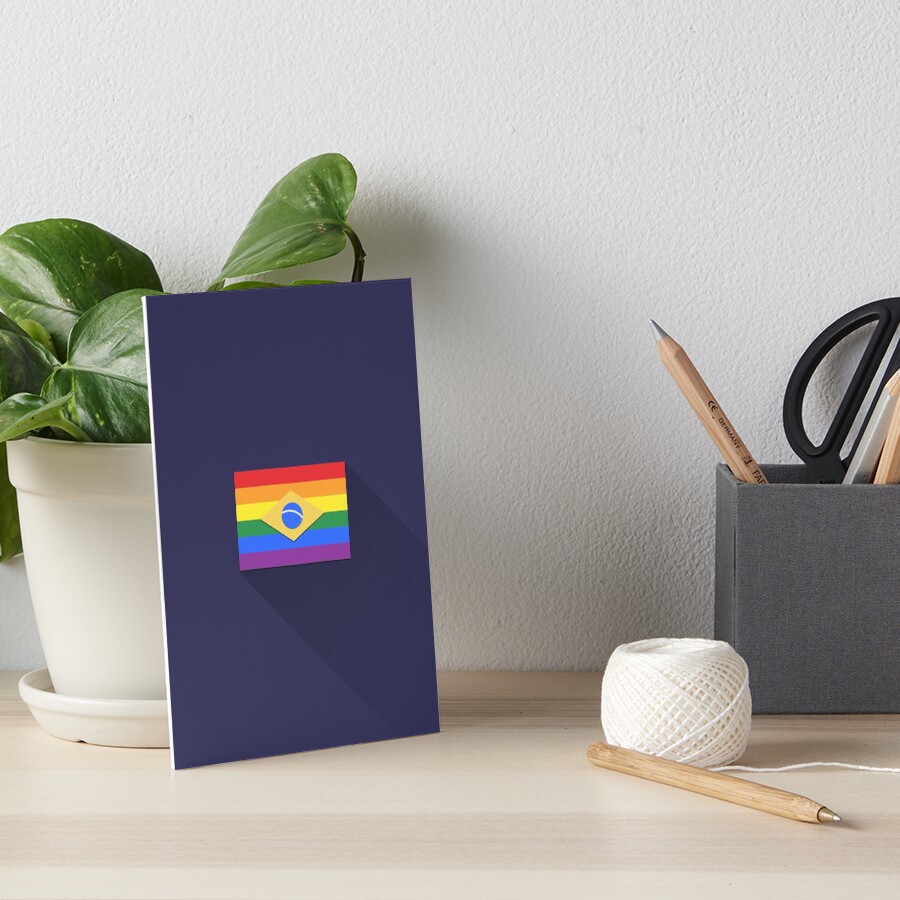 Item preview, Art Board Print designed and sold by FunFlags.