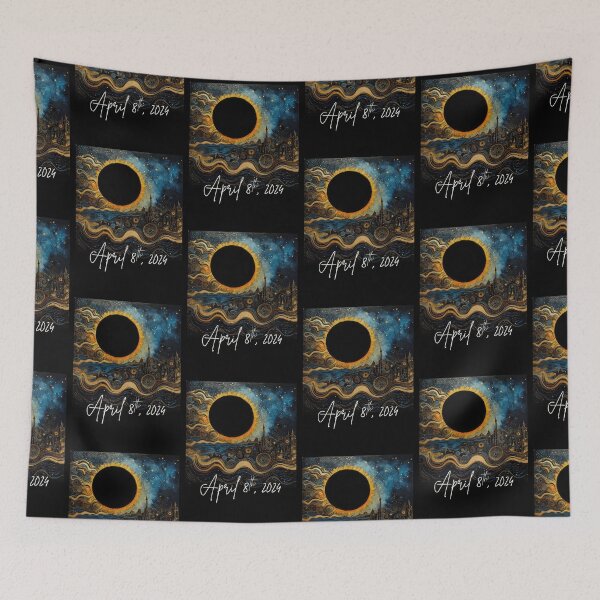 Item preview, Solar Eclipse April 8th 2024 Art designed and sold by rosinskimanual.