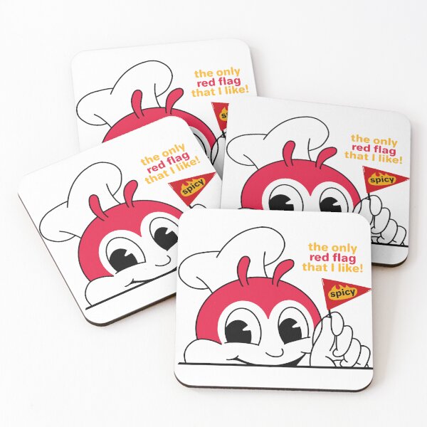 Item preview, JOLLIBEE PEEKING SPICY CHICKENJOY RED FLAG PINOY 2 designed and sold by aydapadi.