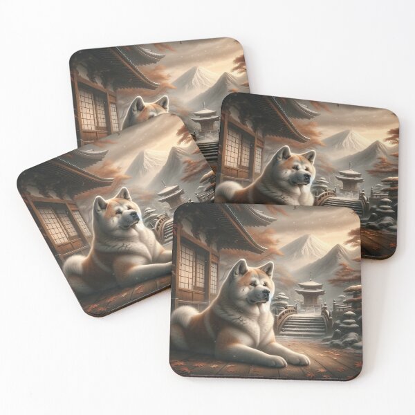 Item preview, Winter Majesty: The Akita and its Realm of Serenity designed and sold by ArtemioVisions.