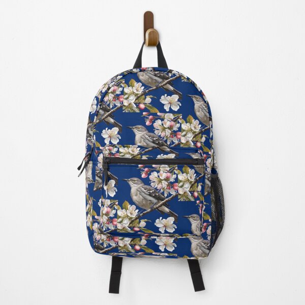 Item preview, Northern Mockingbird Surrounded by Apple Blossom designed and sold by taiche.
