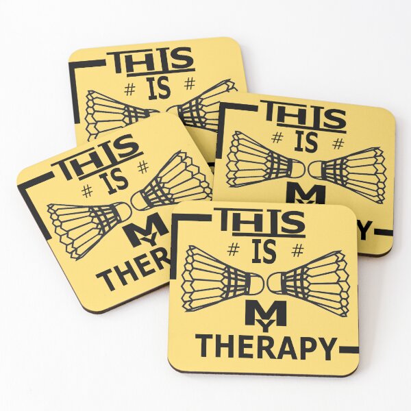 Item preview, Badminton is my therapy designed and sold by ESDT.