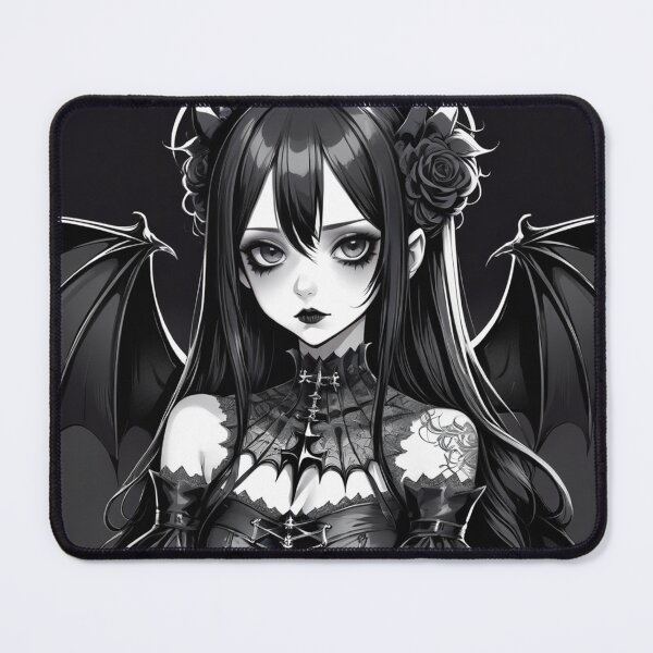 Aperçu de l'œuvre Fille Goth Illustration Mignonne 26 créée et vendue par Lady Goth.