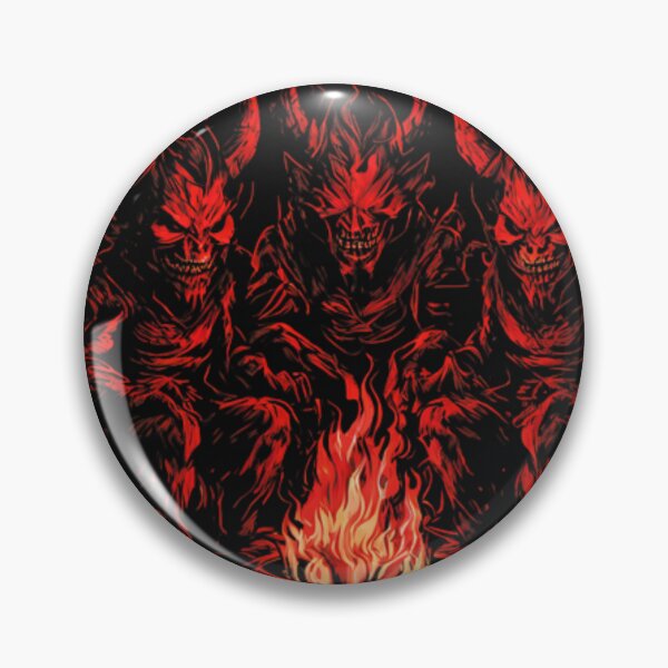 Item preview, Devils from Hell by the campfire designed and sold by aipaint.