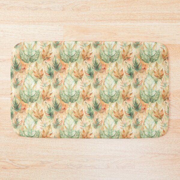 Item preview, Vector illustration of a Seamless pattern of leaves in shades of yellow and green in Phoenician design designed and sold by fotoryum.