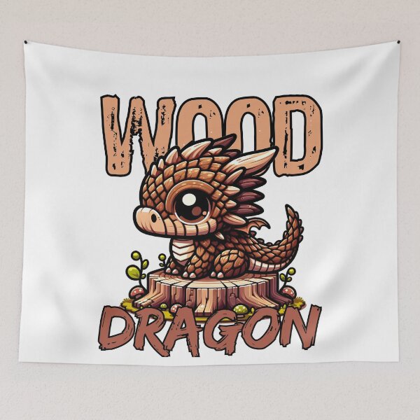Item preview, Wood Dragon Chibi designed and sold by YokujinDesign.