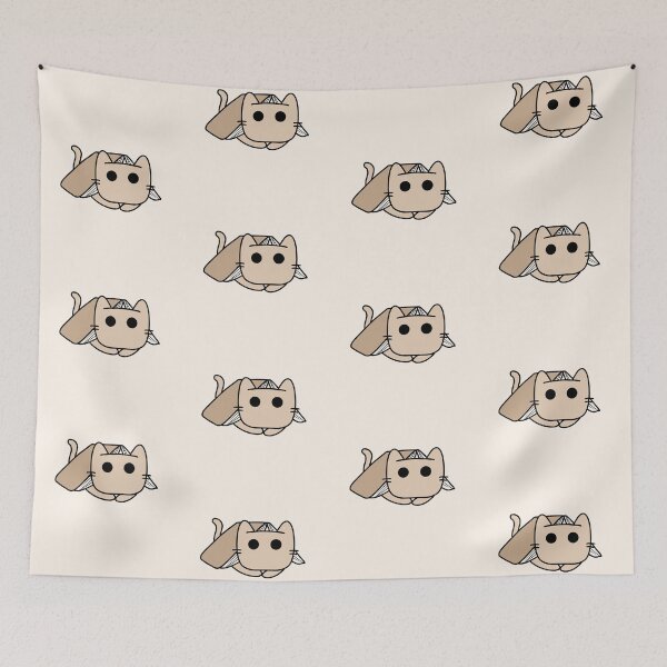 Item preview, Cat under a book - beige designed and sold by Cre8iveCat.