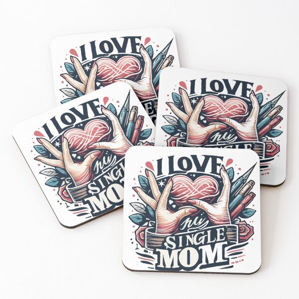 Item preview, i love my single mom designed and sold by TshirtTalkYou.
