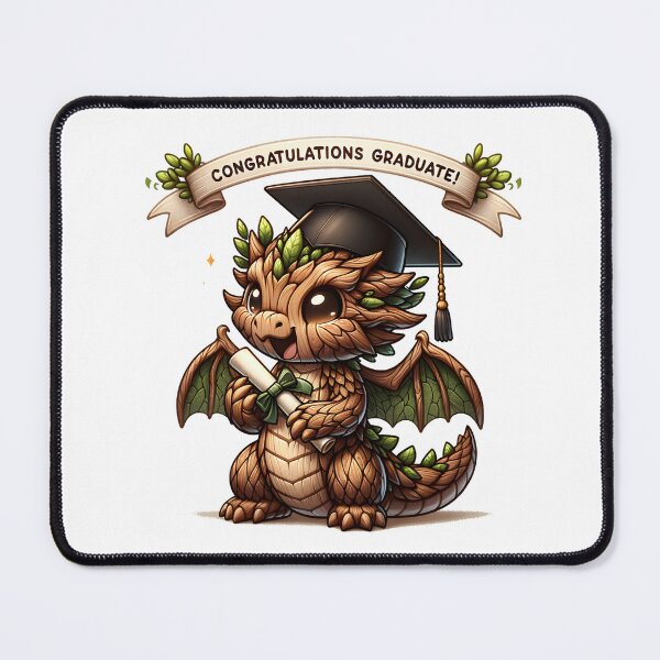 Item preview, Graduation Day Wood Dragon designed and sold by YokujinDesign.