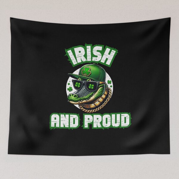 Artikelvorschau, Irisch und stolz – St. Patricks Day – lustiger Alligator entworfen und verkauft von GRABAPSHOP.