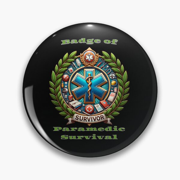 Item preview, Paramedic school survivor - Badge of paramedic survival designed and sold by JansenGS.