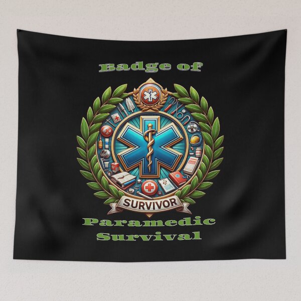 Item preview, Paramedic school survivor - Badge of paramedic survival designed and sold by JansenGS.