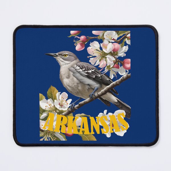 Item preview, Arkansas Northern Mockingbird Surrounded by Apple Blossom designed and sold by taiche.