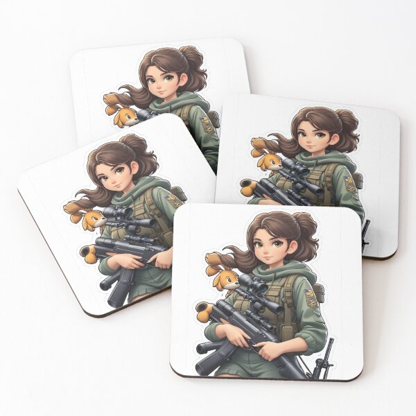 Item preview, Waifu Anime Girl Soldier designed and sold by Bunmigraphics .