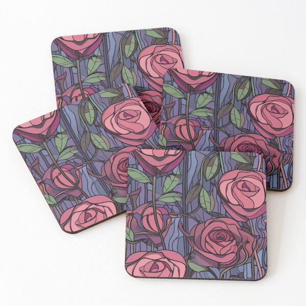 Item preview, Stained Glass Roses designed and sold by Eden Digital Creative.