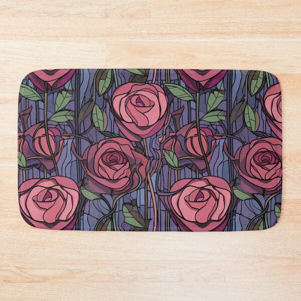 Item preview, Stained Glass Roses designed and sold by Eden Digital Creative.