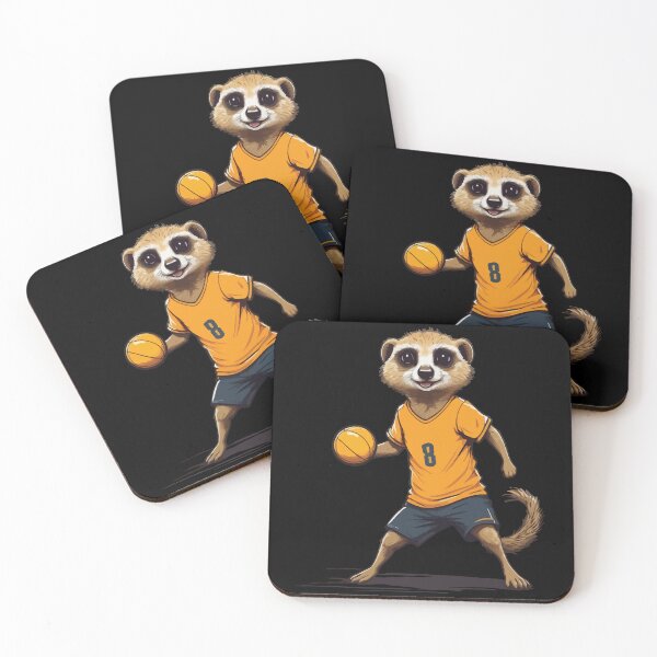 Item preview, Meerkat handball player streetwear style designed and sold by LuminOrb.