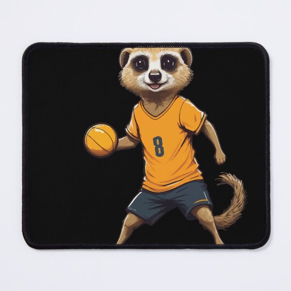 Item preview, Meerkat handball player streetwear style designed and sold by LuminOrb.