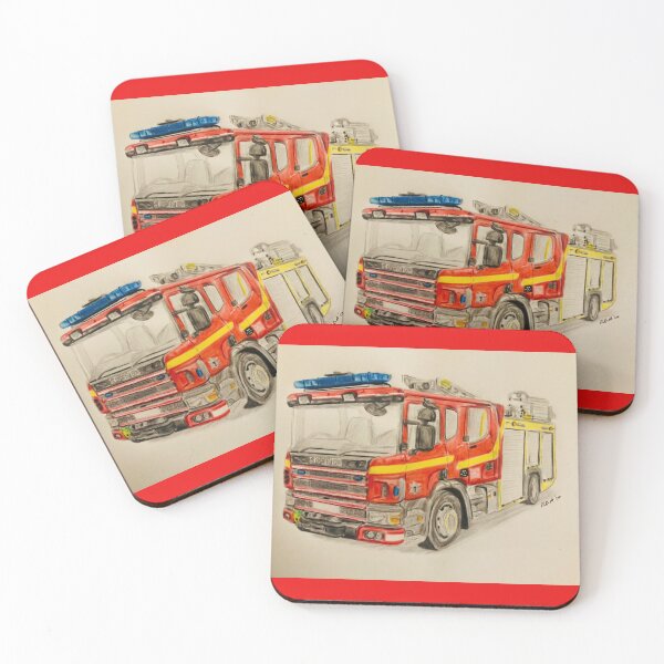 Item preview, Norfolk Fire truck  designed and sold by Truck drawing art.