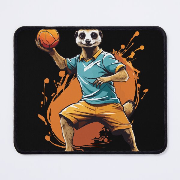 Item preview, Meerkat handball player streetwear style designed and sold by LuminOrb.