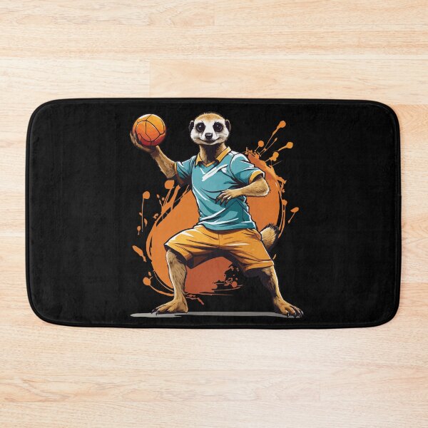Item preview, Meerkat handball player streetwear style designed and sold by LuminOrb.