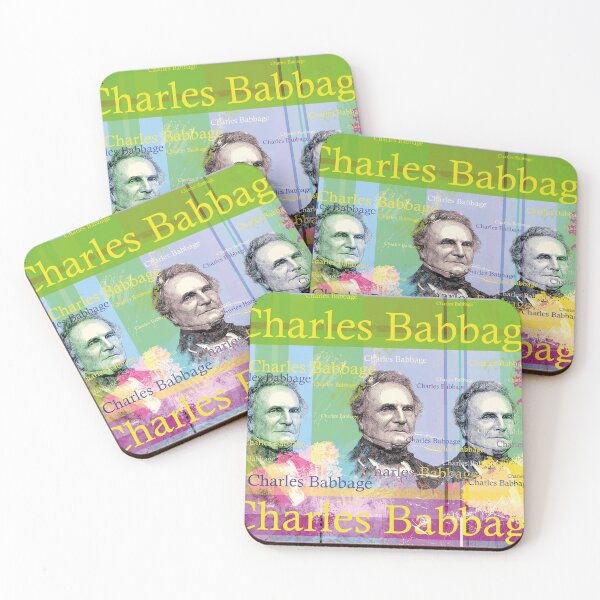 Item preview, Charles Babbage Portrait designed and sold by Mauswohn.