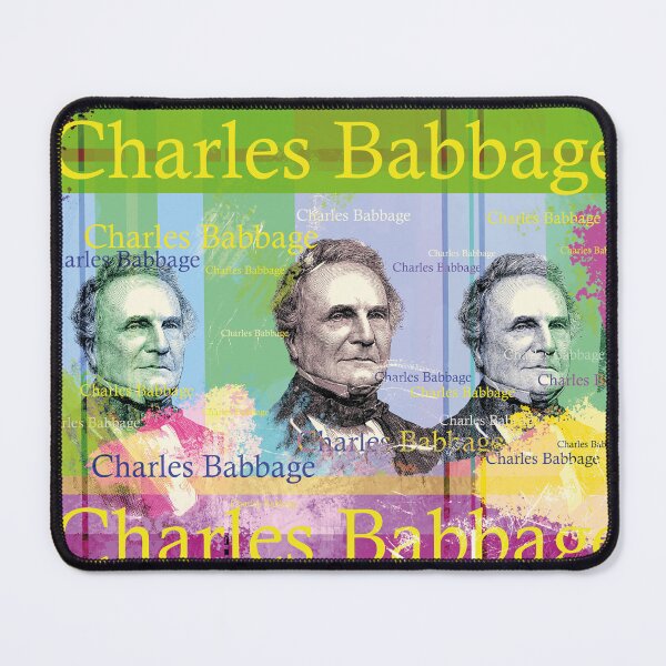 Item preview, Charles Babbage Portrait designed and sold by Mauswohn.
