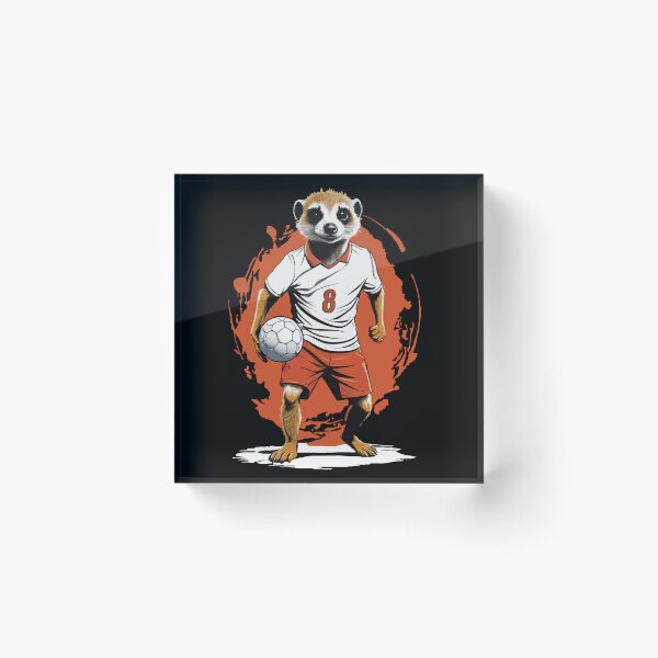 Item preview, Meerkat handball player streetwear style designed and sold by LuminOrb.