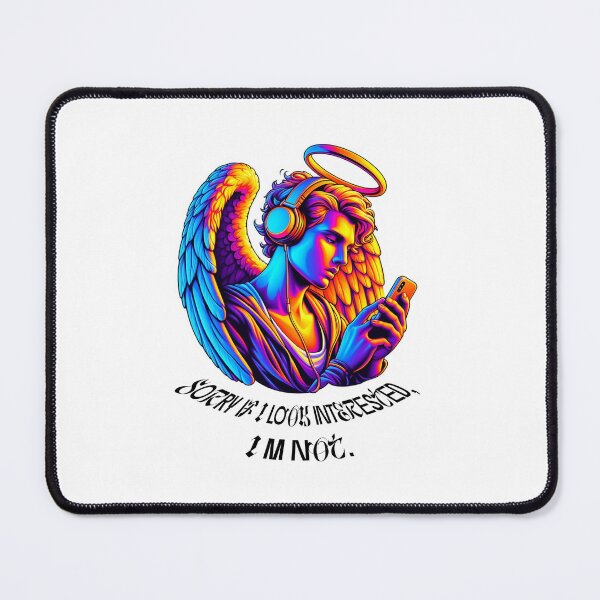 Item preview, Sorry if I look interested, I'm not. Heat map portrait Fallen Angels designed and sold by Fallen Angels.