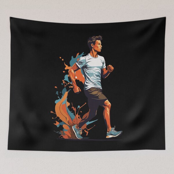 Item preview, Streetwear Jogging Aesthetic Fitness Style designed and sold by LuminOrb.
