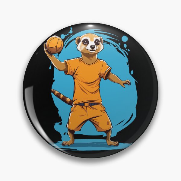 Item preview, Meerkat Handball Player Streetwear Aesthetic designed and sold by LuminOrb.