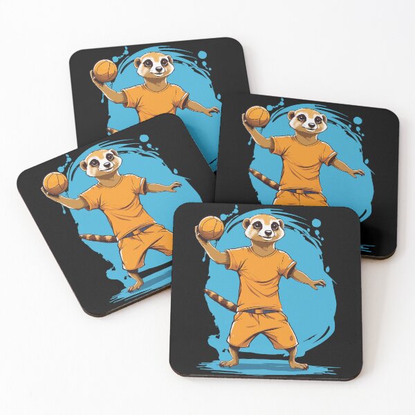 Item preview, Meerkat Handball Player Streetwear Aesthetic designed and sold by LuminOrb.