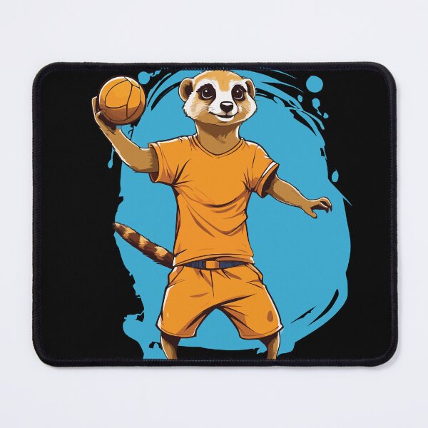 Item preview, Meerkat Handball Player Streetwear Aesthetic designed and sold by LuminOrb.