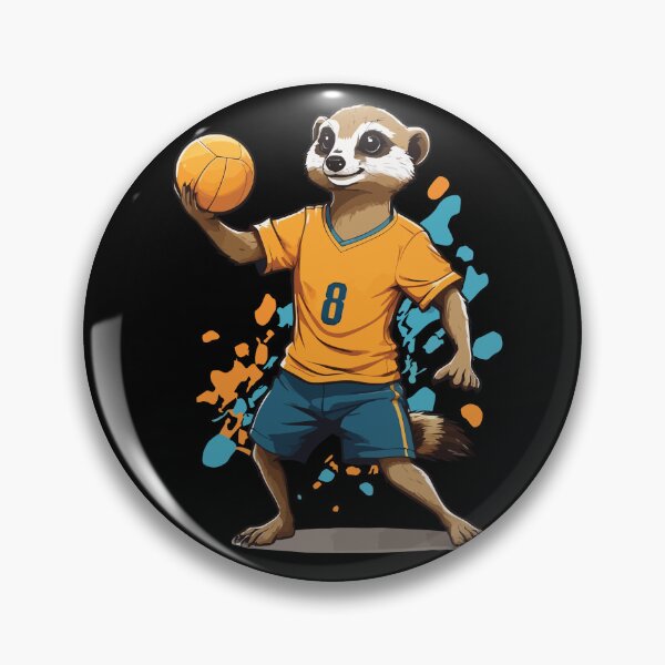 Item preview, Meerkat handball player streetwear style designed and sold by LuminOrb.