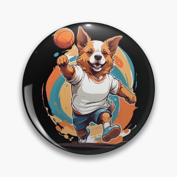 Item preview, Cute dog handball player streetwear designed and sold by LuminOrb.