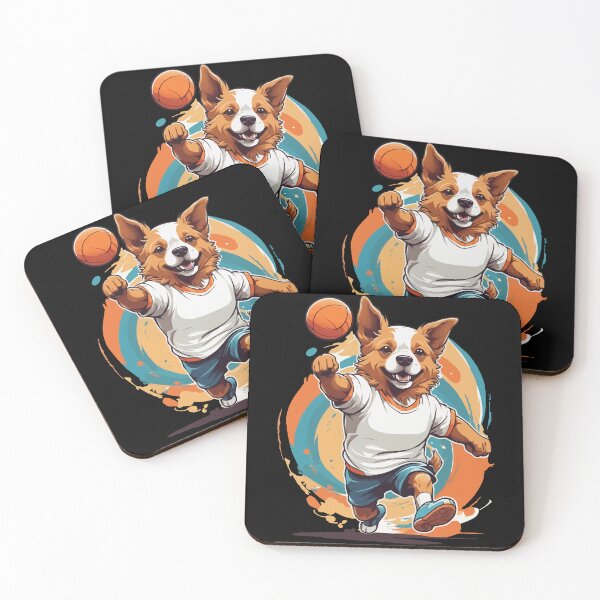 Item preview, Cute dog handball player streetwear designed and sold by LuminOrb.
