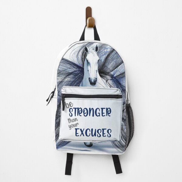 Item preview, Be stronger than your excuses with a great horse designed and sold by VenusArt06.