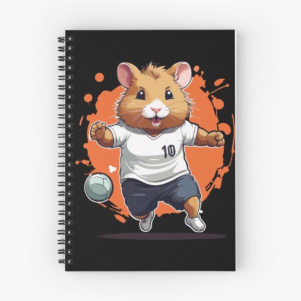 Item preview, Handball Player Hamster Streetwear Iconic Style designed and sold by LuminOrb.